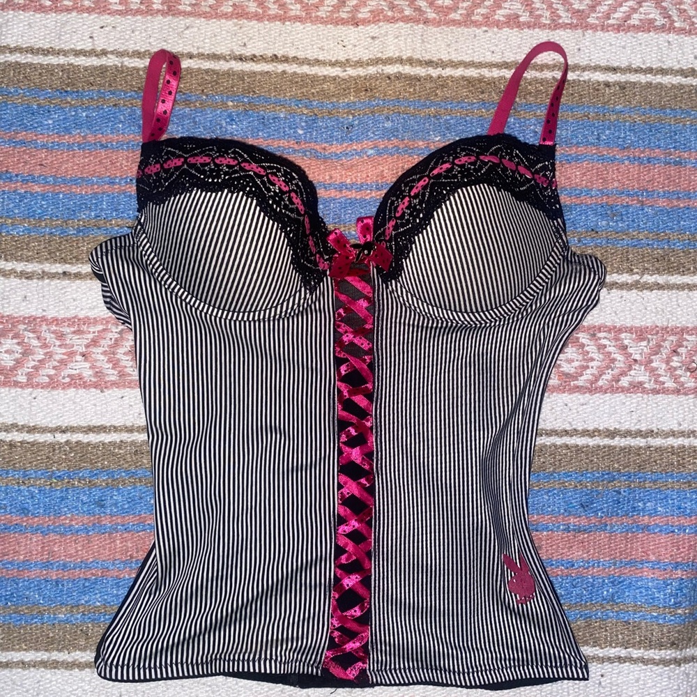 VINTAGE PLAYBOY CORSET BUSTIER